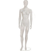 Манекен женский / Glance 18 рост 184см, белый глянец