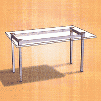ОР 035 Каркас стола/прилавка хром