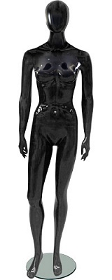 Манекен женский / Glance 18 рост 184см, черный глянец